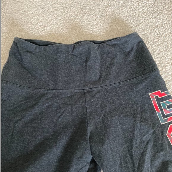 High Waisted Grey Leggings from Pink - Picture 4 of 5